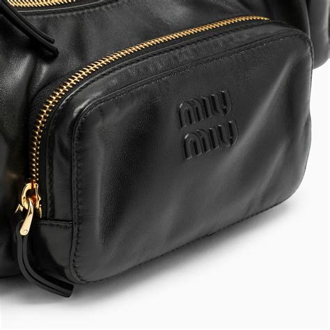 miu miu nappa leather shoulder bag|Miu Miu Nappa Leather Shoulder Bag .